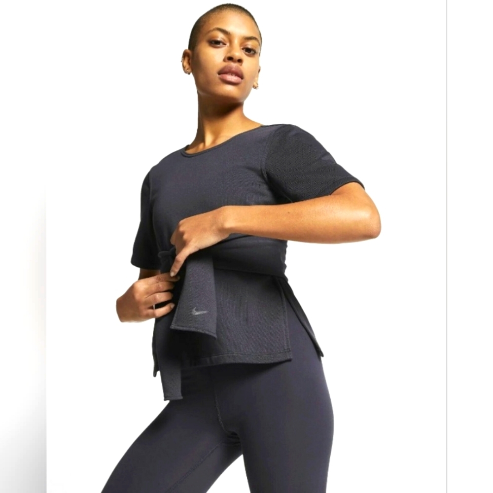 NWT- Nike Dri-Fit Studio Wrap Top